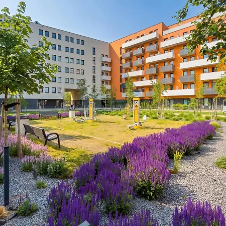 Apartment Brzoskwiniowa 4 Urban Garden By Solarento Breslau